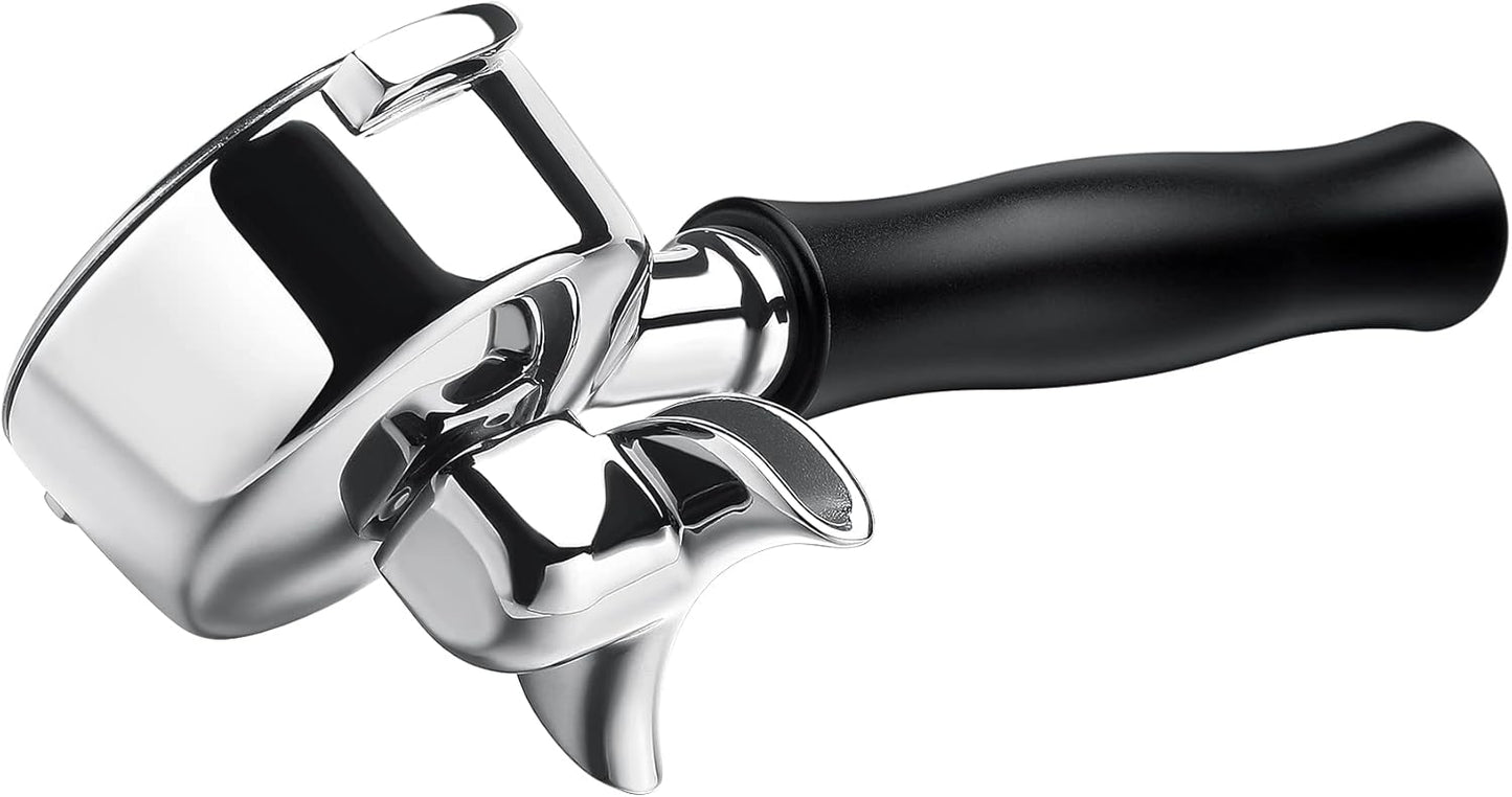 2 Ears Double Spout Portafilter Fits E61, Flair 58, ECM, Rocket, Sanremo, Synesso, Slayer, VBM