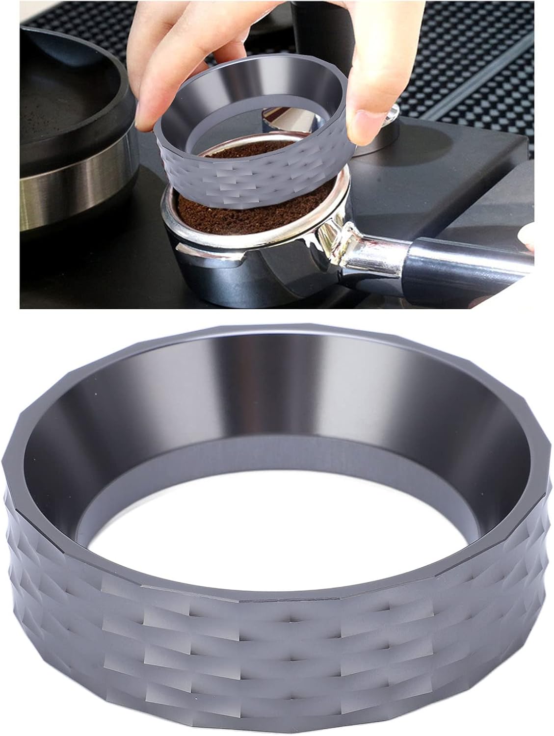 Magnetic Espresso Dosing Funnel Coffee Dosing Ring