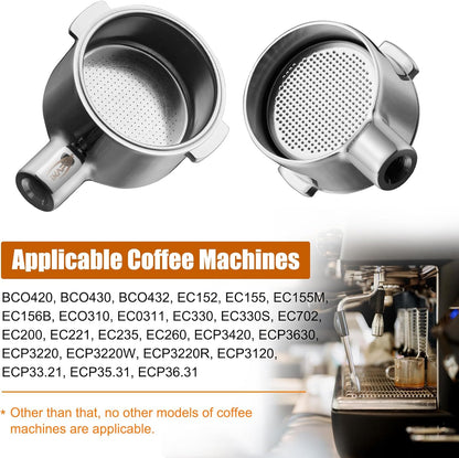 2 Ears Coffee Bottomless Portafilter , Suitable For Delonghi 2 Ears Machines