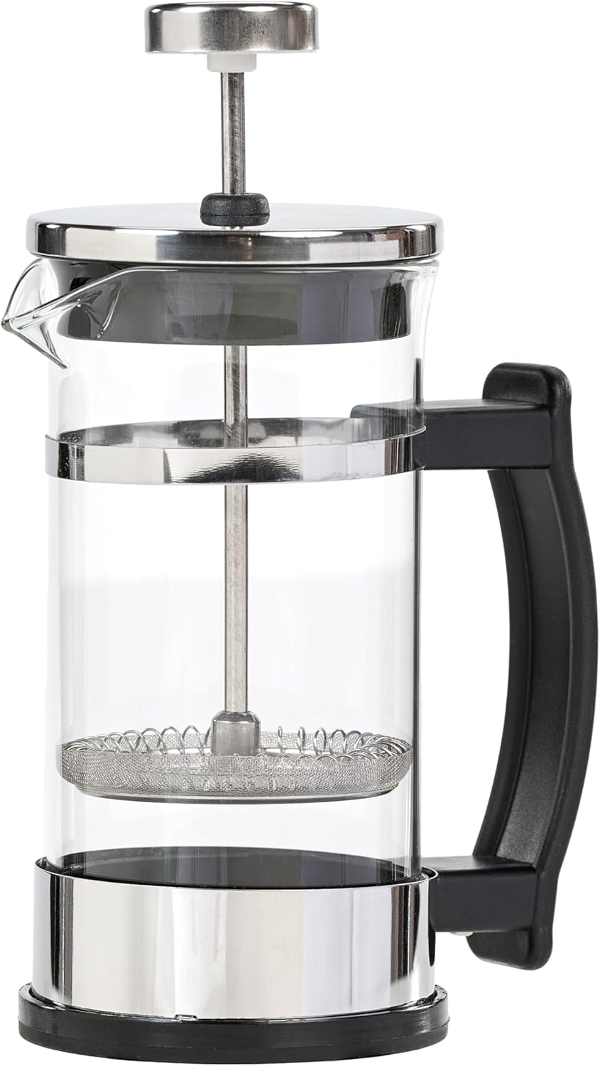 French Press, Borosilicate Glass Coffee Press , Heat Resistant Durable