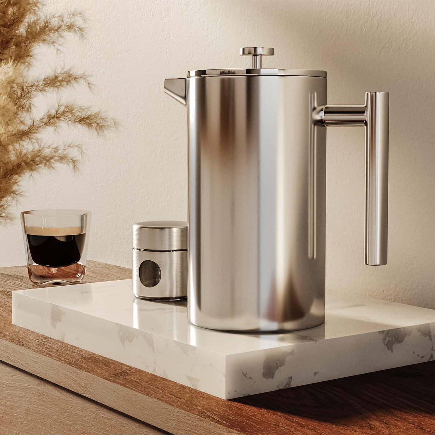 French Press , Stainless Steel French Press Coffee