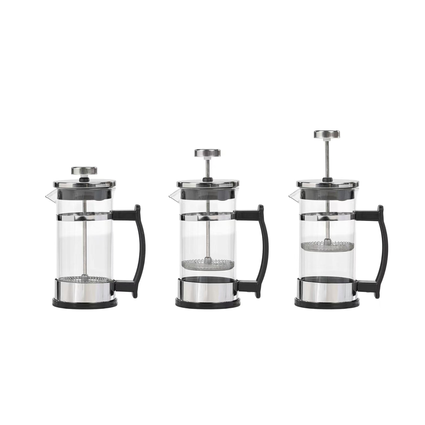 French Press, Borosilicate Glass Coffee Press , Heat Resistant Durable